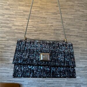 Jimmy Choo multicolor glitter crossbody bag